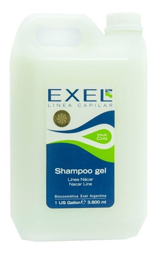 Shampoo Exel Gel Almendra Cabellos Secos Peluqueria 3800ml