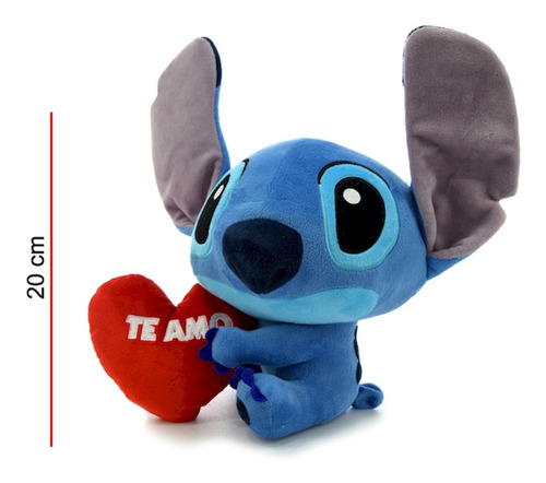 Peluche Stitch Disney Corazon Te Amo Phi Phi Toys