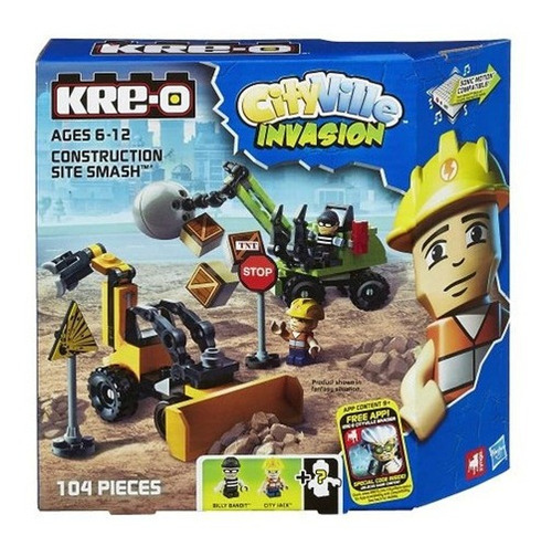 Kreo Cityville Invasion Construction Site Smash Set A4912