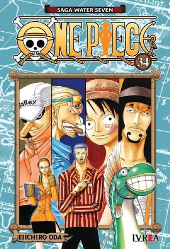 One Piece Vol 34 Saga Water Seven Eiichriro Oda Libro Nuevo
