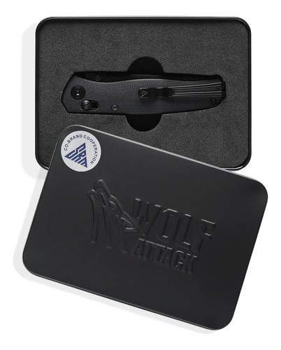 Canivete Wolf Attack 255 Full Black - Edição Exclusiva