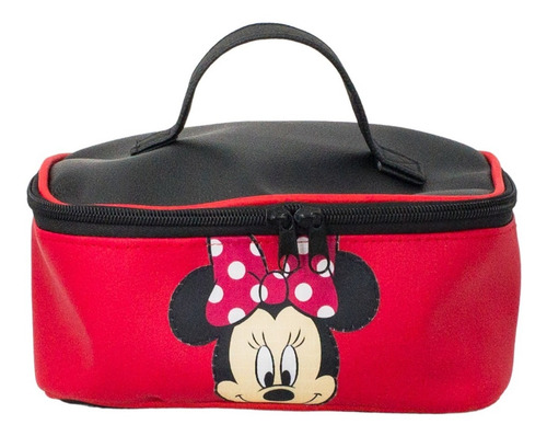 Imagen 4 de 6 de Combo De Bolso, Lonchera, Cartuchera Y Porta Termo Minnie
