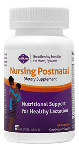 Suplemento Postnatal Vegetariano Para Amamantar  - Vitamina 