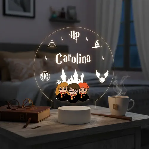 【即購入◯】Harry Potter LEDライト Luminária Led Harry Potter Personalizada Hp Presente Uv
