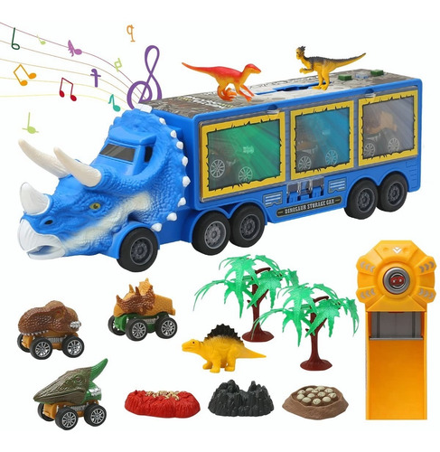 Camión De Juguete De Dinosaurio Con Luces Y Sonar Para Niños