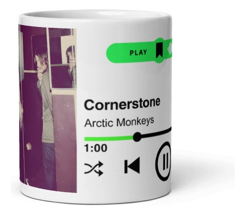 Taza Musical Arctic Monkeys | Cornerstone Blanco