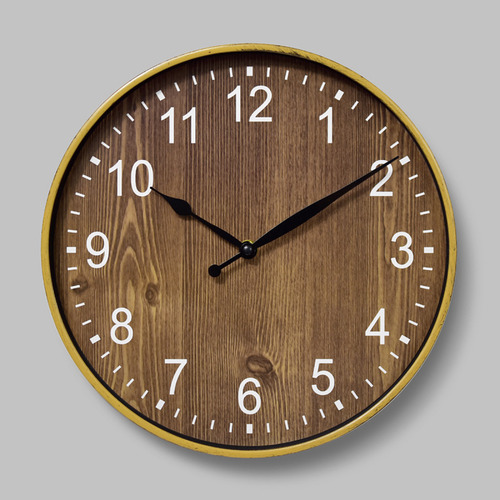 Reloj De Pared Durable Accurate Time E-1 Con Pincel De Color