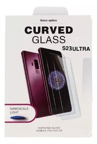 Vidrio Templado Curvo Samsung S23 Ultra Sistema Uv Glass Pega Todo