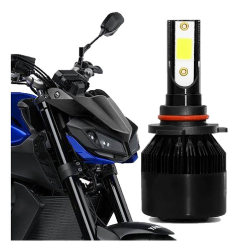 Ultra Led Moto Super Foco Simples Alto Baixo C/ Cambus 3900l