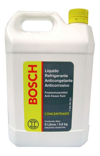 Liquido Bosch Refrigerante Envase Blanco 5 Litros