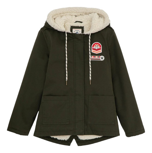 Campera Gabardina Niña Wanama Kids Spirit Corderito Pre