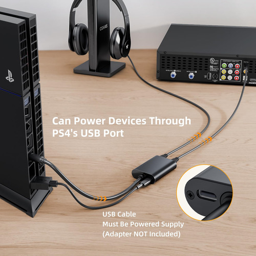 Nuevo Splitter De 1 A 2 Digital Toslink Fibra Óptica Audio C