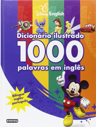 Libro Disney English: Diccionário Ilustrado: 1000 Palavras 