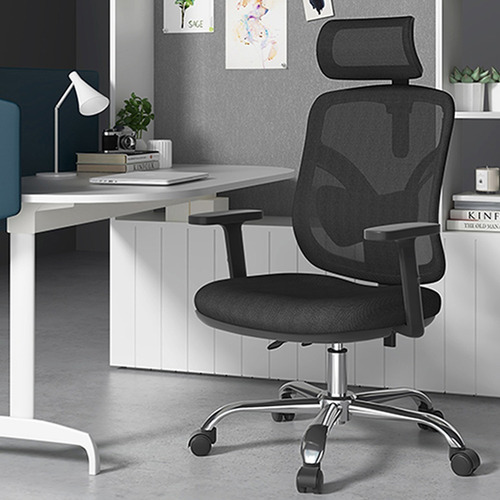 Imagen 6 de 8 de Sillas Giratoria Ergonómica Para Oficina New Smart_decorplas