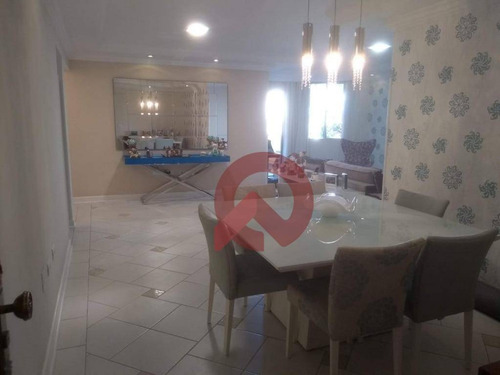 Imagem 3 de 29 de Apartamento Com 3 Dormitórios À Venda, 145 M² Por R$ 583.000 - Canto Do Forte - Praia Grande/sp - Ap3339