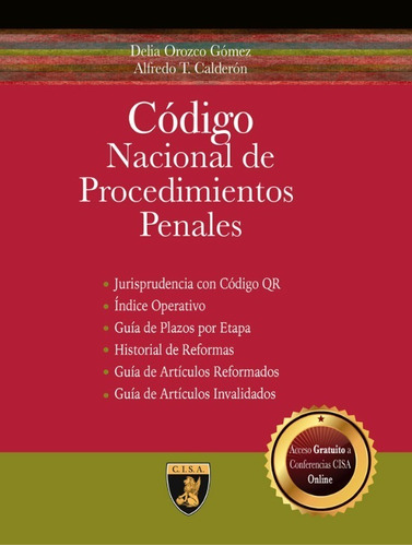 Código Nacional De Procedimientos Penales Con Conferencias