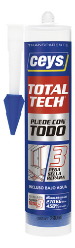 Total Tech Transparente  290ml Ceys