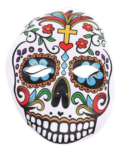 Máscara De Disfraz Masculino Del Día De Los Muertos Con Esta