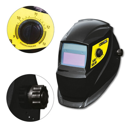 Imagem 5 de 6 de Kit Inversora Solda Kab 150 Micro + Máscara Automática Tork