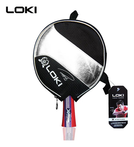 Raquete Classineta Oficial Loki X1 Tênis De Mesa + Case Tipo De Cabo Cs (chinês)