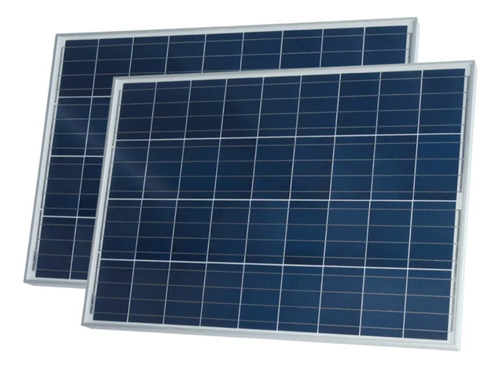 Oferta Pack X 2 Panel Solar 90w Policristalino Enertik