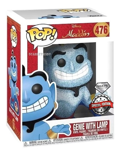 Funko Pop Genio 476 Special Edition Diamond Disney Scarlet