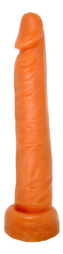 Pene de silicona sólida para bebé de 15 x 2 cm, color beige
