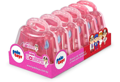 Imagem 4 de 4 de Mini Maleta De Médico Infantil Dia Das Crianças Menina