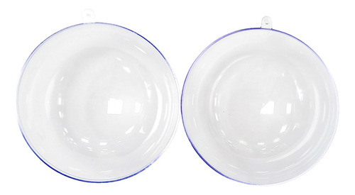 Esfera Rellenable Transparente De Plástico 12cm 36pzas