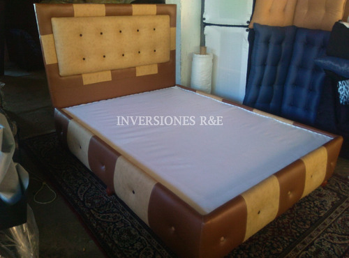 Imagen 6 de 9 de Camas Matrimoniales Con Copete E Individuales, Box Spring