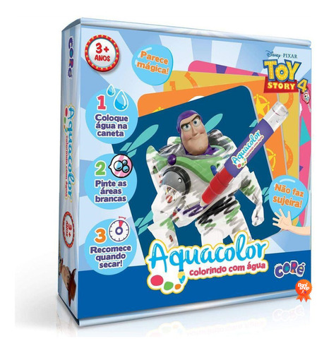 Aquacolor Toy Story 4 Colorir Com Agua Canetas Magicas