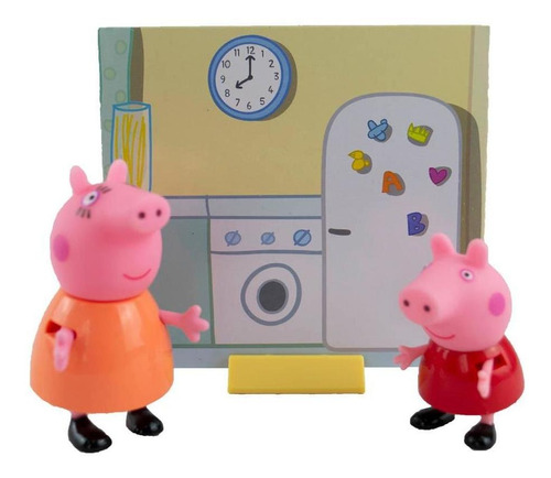 Figuras Da  Peppa - Mamãe Pig E  Peppa Pig - Sunny 2300