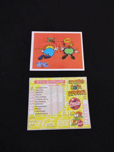Lote Tarjetas Hielocos Futboleros Coca Cola 11-pack 90's (Usado)