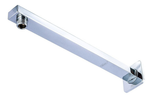 Brazo Cuadrado Regadera 40 Cm Acero Inoxidable Acabado Cromo Color Plata