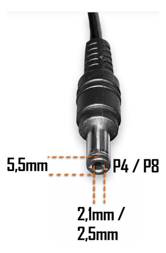 Kit 100 Fontes 12v 1a Bivolt Chaveada Fita Led Cftv P4