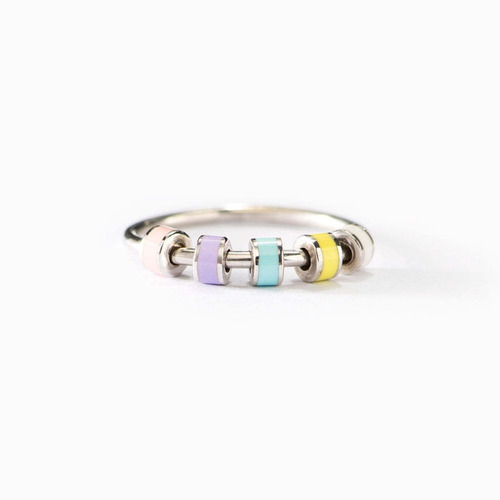 Imagen 1 de 2 de Anillo De Acero Con Anti-stress - 3996