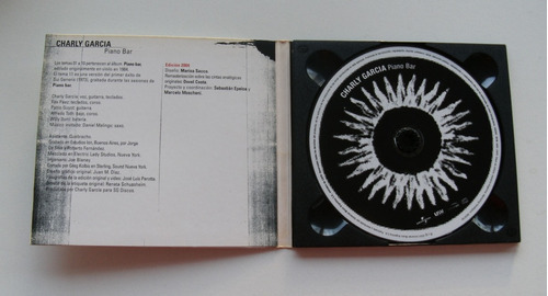 Charly Garcia Piano Bar Cd Nuevo Original Stock