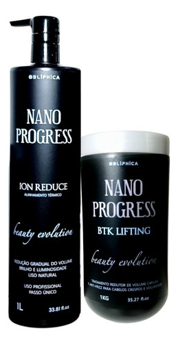 Kit Alinhamento Ion Reduce +lifting Btk Nano Progress Kaedo