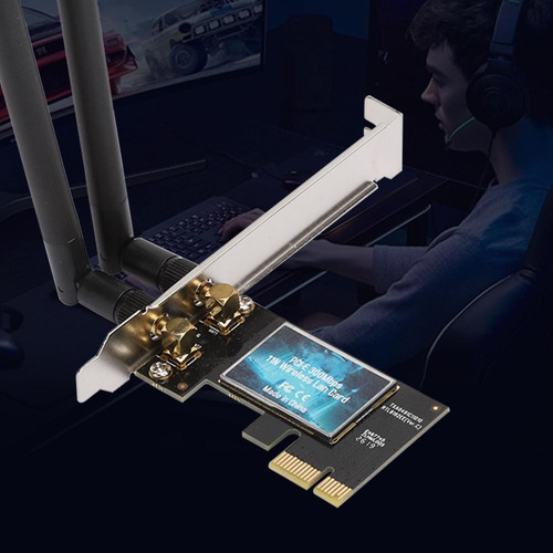 Adaptador De Placa De Rede Sem Fio Edup Ep-9626 300mbps Pci-