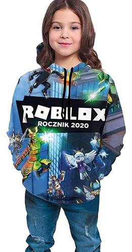 M Niños Roblox Sudadera Con Capucha Impresión 3d Dibujos
