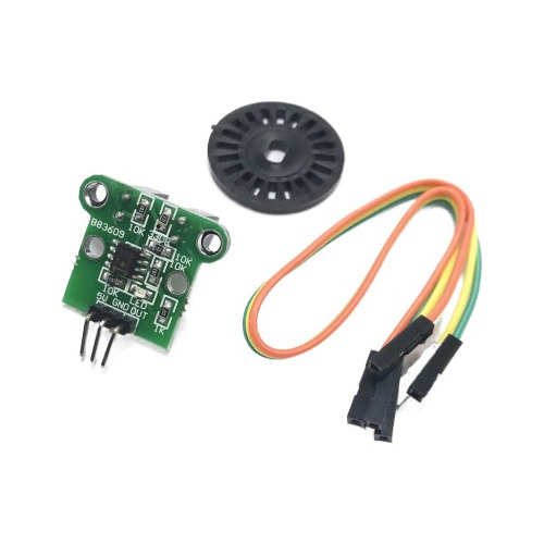Kit 2 Sensores Encoders Y 2 Ruedas Perforadas Arduino