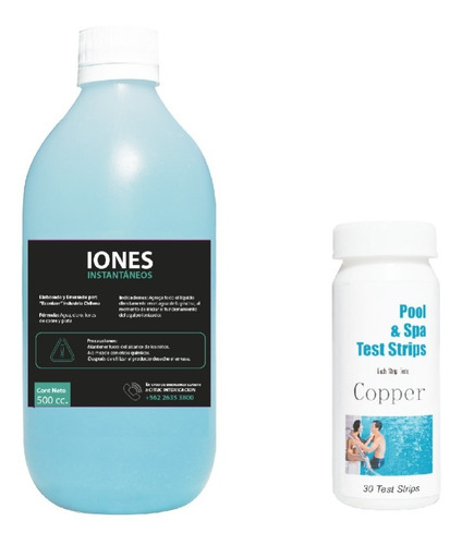 1 Botella Iones Instantáneos + 30 Tester Cobre