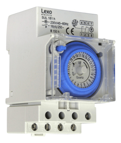 Timer/ Interruptor Analogico 16a 220v 150 Horas - Lexo