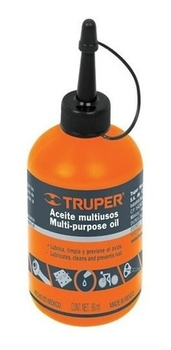 Aceite Multi Uso 3 En 1 Truper Lubricante Mf Shop 90 Ml Mf