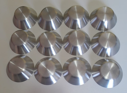 120 Formas De Salgados Empada Lisa Nº2 Em Aluminio 36ml 6x2