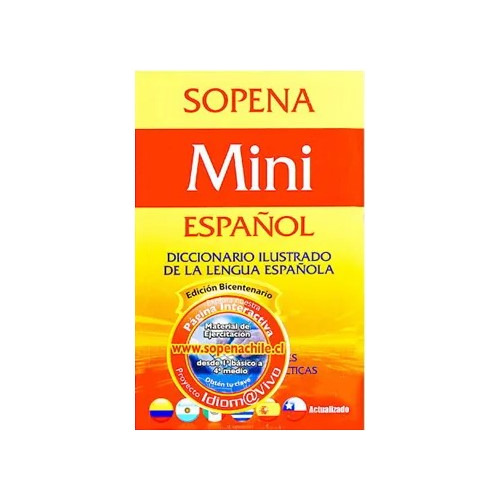 Mini Sopena: Diccionario Ilustrado De La Lengua Española