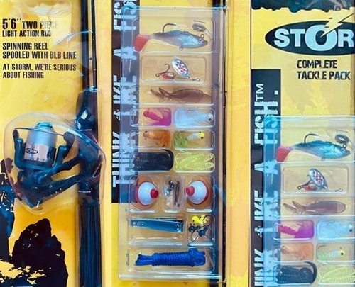 Imagen 2 de 2 de Combo De Pesca Storm Spinning