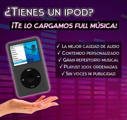 iPod Classic, Touch, Nano Y Otros Full Musica Ordenada