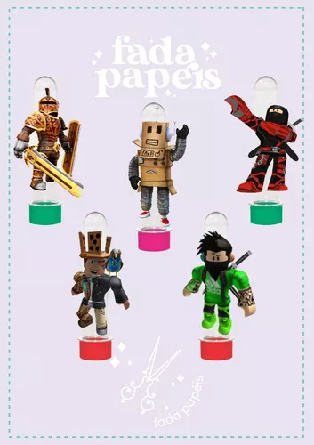 Personalizados Roblox 9 - Papelaria, Mimos e Brindes