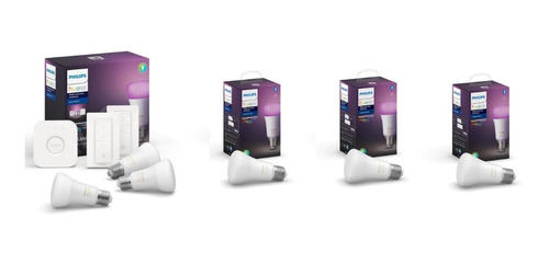Philips Hue Kit De Inicio+3 Bulb White And Colors En Cuotas 